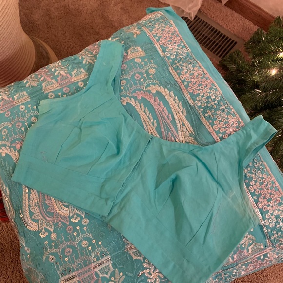 Indian Sari 3 piece set - Picture 2 of 13